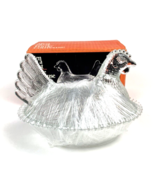 Vintage Indiana Glass Nesting Hen Nest Chicken Candy Dish Lid USA 5 x 8  - €29,14 EUR