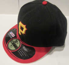 MLB Pittsburgh Pirates New Era 59FIFTY Fitted Baseball Hat size 7 5/8 2-Tone - £31.59 GBP