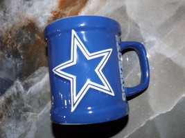 Vintage Dallas Cowboys 3D Star Coffee Mug Cup Blue 2000 NFL Football NEW - £14.55 GBP