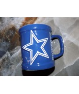 Vintage Dallas Cowboys 3D Star Coffee Mug Cup Blue 2000 NFL Football NEW - £14.54 GBP
