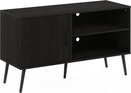 Furinno Claude Mid Century Style Stand, Espresso, One Cabinet, Two Shelv... - $70.98