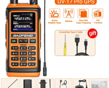 17 Pro GPS Walkie Talkie Long Range Wireless Copy Frequency Portable Rec... - £69.98 GBP