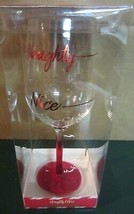 Naughty / Nice Wine glass  - NEW - £11.92 GBP