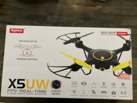 Syma X5UW FPV Real-Time 4CH RC Quadcopter Drone w/ 720p HD Camera (S2432... - $30.67 CAD