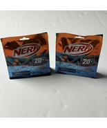 Official Nerf Elite 2.0 Darts 20 Dart Refill Pack Lot of 2 Packages - £9.23 GBP