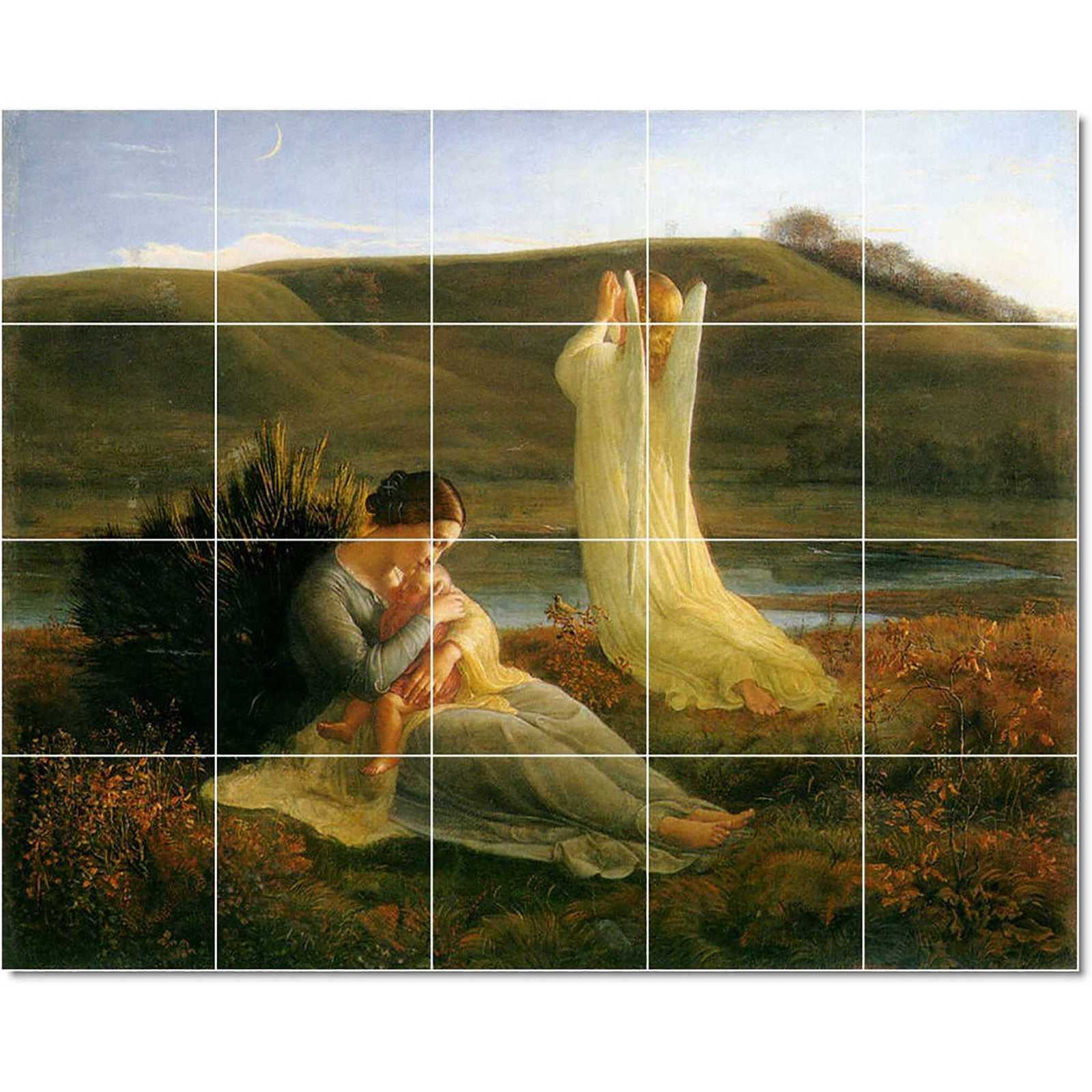 Janmot louis le poeme de l ame 3 l ange et la mere