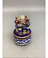 Russian St. Basil Cathedral Church Wooden Music Box- Missing Steeple - I... - $12.87