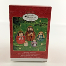 Hallmark Keepsake Christmas Ornament Nesting Nativity 2001 Club Edition ... - £31.61 GBP