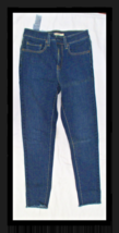 Levi&#39;s 721 High Rise Skinny Jeans Womens Size 27/30 Dark Wash Denim - $181.42 MXN