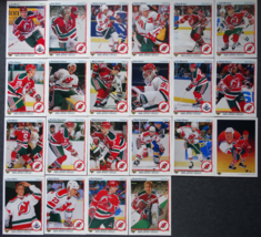 1990-91 Upper Deck UD New Jersey Devils Team Set of 22 Hockey Cards - $5.00