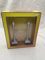 O Scale Rail King 30-1078 Silver 2-Lamp Set No. 580-1 New Old Stock - £22.28 GBP