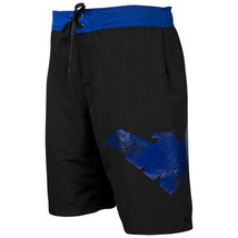 Nightwing Symbol Heather Black Board Shorts Black - £30.46 GBP+