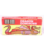 Vintage Dragon Dominoes by Halsam No. 920 Double Nine 9 55 Pieces Complete - $261.73 MXN