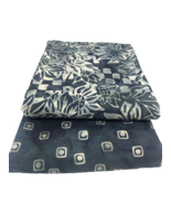 Gunmetal Grey Batik Cut Fabric  4 Yards Total NEW - $632.87 MXN