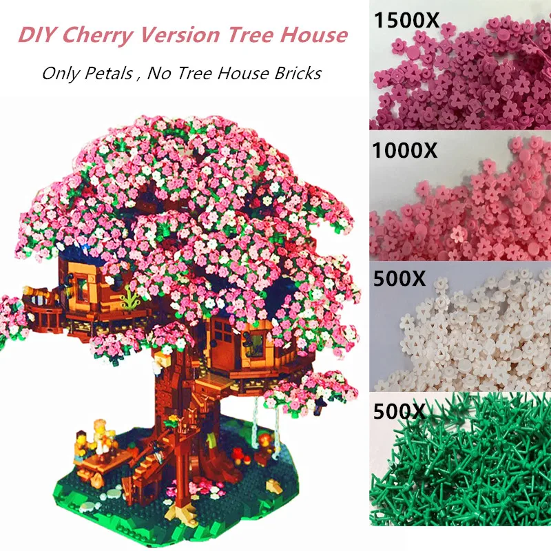 Play Decorate Petals Blossom 21318 Tree House Ideas Model Building Blocks Bricks - £23.18 GBP