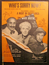 THE MARX BROS. (A NIGHT IN CASABLANCA) ORIG,1946 MOVIE SHEET MUSIC - $99.00