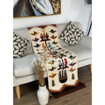 Handwoven Tree of Happiness Tapestry – Andean Peruvian Textile Wall Hang... - $3,914.42 MXN