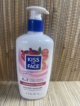 Kiss My Face Moisture Shave Cool Pomegranate Grapefruit w Pump 11 oz - £46.85 GBP