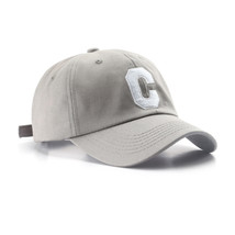 Kings Collection Grey Korean Style Baseball Cap - $361.50 MXN