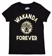 Pantera Negra Wakanda Forever Marvel Camiseta Nuevo Niña Talla 4/5 O 7/8 - $11.92+
