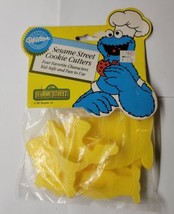 Sesame Street Wilton Cookie Cutter Cookie Monster Burt Ernie Big Bird Set of 4  - £11.84 GBP