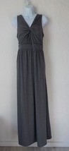 Motherhood Maternity Gray Maxi Dress Sleeveless Comfort Strech CottonSize Medium - £12.57 GBP