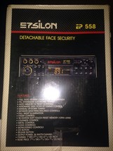 epsilon electronics 558 car stereo-VERY RARE VINTAGE COLLECTIBLE-SHIPS N... - £215.20 GBP