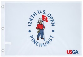 2024 US Open OFFICIAL (Pinehurst No 2) EMBROIDERED Flag Free Hat Pin wit... - £30.89 GBP