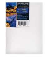 Artist Canvas 5x7 2pc stretched cotton canvas for painting oil or acrylic - £5.60 GBP