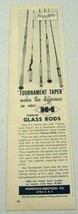 1960 Print Ad H-I Horrocks-Ibbotson Tubular Glass Fishing Rods Utica,NY - $10.43