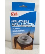 CVS Inflatable Clear Vinyl Cushion 13 inch Diameter Relieves Pressure &amp; ... - $21.99