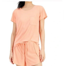Alfani Women Pocket T-Shirt-Peach Sorbet XL SW230117 - £9.53 GBP