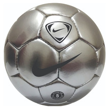 Nike Scorpion Chrome Football Silver Hand-stitched Soccer Match Ball Size 5 - $34.99