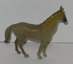 Pretend Play HORSE PVC figure RARE Vintage Hard Plastic equestrian #4 - £3.86 GBP