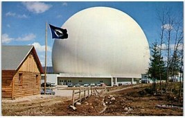 Vintage Earth Station Andover Maine Unused Postcard - £41.07 GBP
