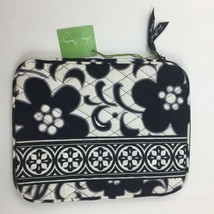 Vera Bradley Night and Day Tablet Sleeve Black and White Floral Computer - £27.53 GBP