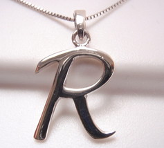 The Letter &quot;R&quot; 925 Sterling Silver Necklace Corona Sun Jewelry r - £10.06 GBP