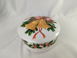 Mikasa Bells of Holly Covered Trinket Dish  - $8.95