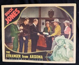 Stranger From Arizona 11&quot;x14&quot; Lobby Card 1938 Buck Jones - £45.78 GBP