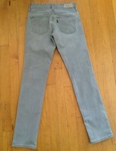 LEVIS Demi Curve Gray  Modern Rise Straight/ Skinny  Size 24/ 00   - £20.33 GBP