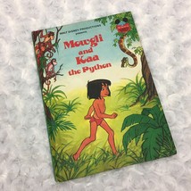 The Jungle Book Mowgli and Kaa the Python Walt Disney Productions Hardco... - $7.69