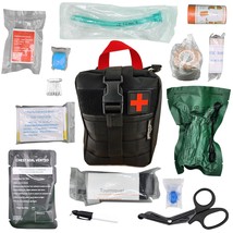 First Aid Med Kit for Emergency Bug Out Medical Kit with Molle Bag Survival Disa - £31.02 GBP