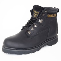 By Donato Marrone Outback Trail Work Men Boots Steel Toe Leather 30026 SZ 8 - £12.01 GBP