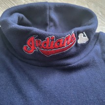 Vintage 90s Majestic MLB Baseball Cleveland Indians Turtleneck Shirt Large - £21.63 GBP
