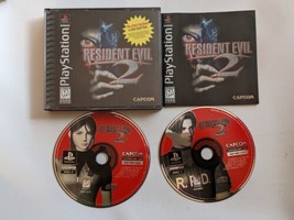Resident Evil 2 PLAYSTATION 1 1998 PS1 Noir Étiquette Garantie Carte Com... - £56.64 GBP
