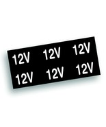 6x Electrical System 12V Volt Decal Sticker Willys M37 M38 fit army Truc... - £7.78 GBP
