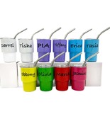 3oz Personalized Custom Sublimation shot glass Tumbler double insulated ... - $171.06 MXN+