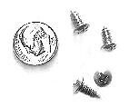 1963-1967 Corvette Screw Set Pinchwelt Cap Coupe 4 Pieces - $14.80