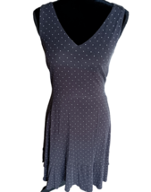 Loft Outlet Summer Sleeveless V Neck Polka Dot Dress Size 0 - £11.87 GBP
