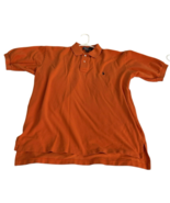 Ralph Lauren Polo Shirt Men&#39;s Orange Classic Fit Shirt Size Large Vintage - $33.25